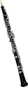 <div class='instrument-info'><h3>Oboe</h3><p>The oboe is a double reed instrument, like the bassoon. It plays the part of the duck.</p></div> Oboe